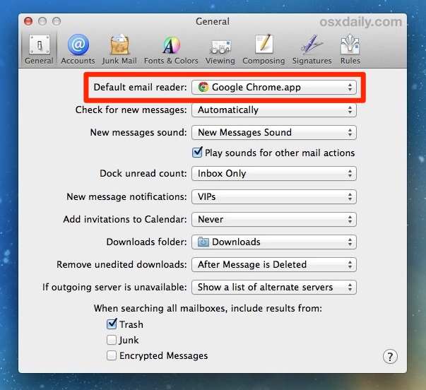 How to download email on mac